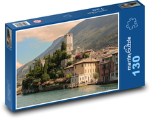 Itálie - Malcesine Puzzle 130 dílků - 28,7 x 20 cm