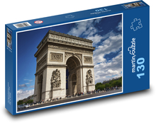 Arc de Triomphe in Paris. Puzzle 130 pieces - 28.7 x 20 cm 
