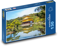 Japonsko - zlatý chrám Puzzle 130 dílků - 28,7 x 20 cm