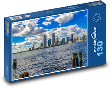 Morze - Manhattan, Nowy Jork Puzzle 130 elementów - 28,7x20 cm