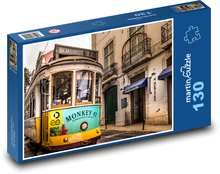 Portugalsko - tramvaj Puzzle 130 dílků - 28,7 x 20 cm