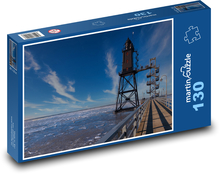 Ocelový maják v Severním moři Puzzle 130 - 28,7x20 cm