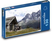 Alpen - Mont Blanc Puzzle 130 Teile - 28,7x20 cm