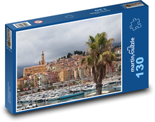 Port, miasto Puzzle 130 elementów - 28,7x20 cm