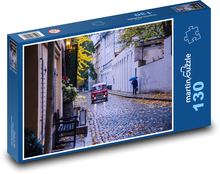 Kopfsteinpflasterstraße Puzzle 130 Teile - 28,7x20 cm
