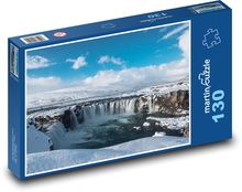 Islandia - Godafoss Puzzle 130 elementów - 28,7x20 cm