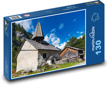 Kleine Alpenkirche Puzzle 130 Teile - 28,7x20 cm