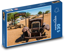 Altes Auto in der Wüste – Namibia Puzzle 130 Teile - 28,7x20 cm