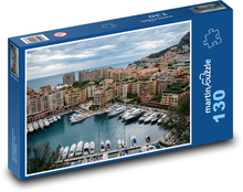 Monaco - Yachthafen Puzzle 130 Teile - 28,7x20 cm