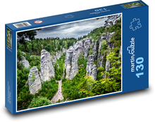 Slovenská Republika - Prachovské skaly Puzzle 130 dielikov - 28,7 x 20 cm 