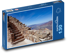 Kamenné schody - Grand Canyon Puzzle 130 dielikov - 28,7 x 20 cm 
