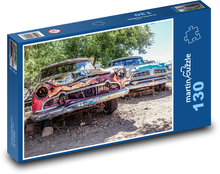 Autowracks, alte Autos Puzzle 130 Teile - 28,7x20 cm