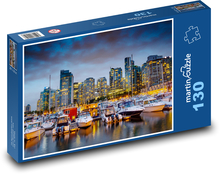 Kanada - Vancouver Puzzle 130 dílků - 28,7 x 20 cm