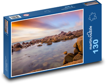 Rocky coast by the sea Puzzle 130 pieces - 28.7 x 20 cm 