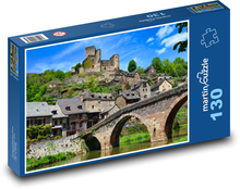 Kamenný most do minulosti Puzzle 130 dielikov - 28,7 x 20 cm 