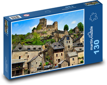 Hrad, město Puzzle 130 dielikov - 28,7 x 20 cm 