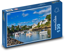 Harbour in summer sunshine Puzzle 130 pieces - 28.7 x 20 cm 