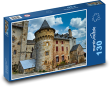 Stone fortress with round tower Puzzle 130 pieces - 28.7 x 20 cm 