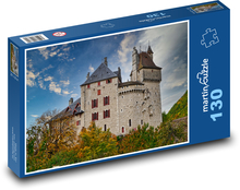 Historický hrad v Evropě Puzzle 130 dílků - 28,7 x 20 cm