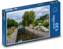 Plavební kanál - Anglie Puzzle 130 dílků - 28,7 x 20 cm