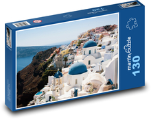 Řecko - Santorini Puzzle 130 dílků - 28,7 x 20 cm