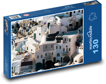 Řecko - Santorini Puzzle 130 dílků - 28,7 x 20 cm