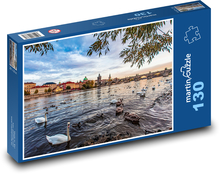 Praha - Karlov most Puzzle 130 dielikov - 28,7 x 20 cm 
