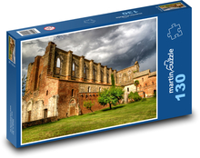 Ruiny podczas burzy Puzzle 130 elementów - 28,7x20 cm