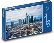 Německo - Frankfurt Nad Mohanem Puzzle 130 dílků - 28,7 x 20 cm