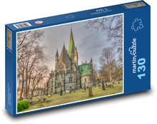 Nórsko - Trondheim Puzzle 130 dielikov - 28,7 x 20 cm 