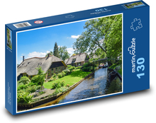 Holandsko - Giethoorn Puzzle 130 dielikov - 28,7 x 20 cm 