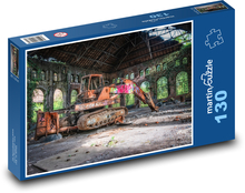 Opuštěný bagr Puzzle 130 - 28,7x20 cm