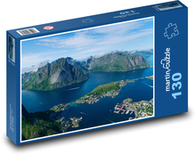 Norway - Fjords Puzzle 130 pieces - 28.7 x 20 cm 