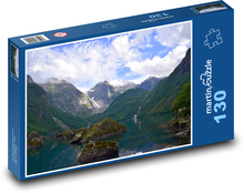 Norwegian fjord Puzzle 130 pieces - 28.7 x 20 cm 