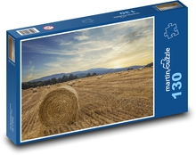 Field, grain, autumn Puzzle 130 pieces - 28.7 x 20 cm