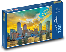 USA - Boston Puzzle 130 dílků - 28,7 x 20 cm