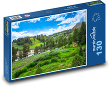 Natura, rzeka Puzzle 130 elementów - 28,7x20 cm