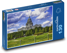 USA - státní budova Puzzle 130 dílků - 28,7 x 20 cm