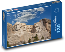 USA - Mount Rushmore Puzzle 130 dílků - 28,7 x 20 cm