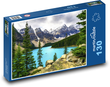 Szwajcaria - górskie jezioro Puzzle 130 elementów - 28,7x20 cm