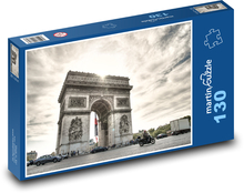 Francie - Paříž Puzzle 130 dílků - 28,7 x 20 cm