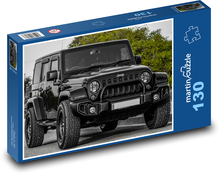 Samochód - Jeep Puzzle 130 elementów - 28,7x20 cm