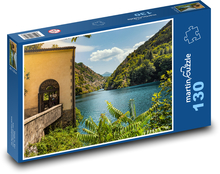 Lake Church Puzzle 130 pieces - 28.7 x 20 cm 