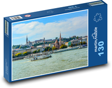Stadt, Fluss Puzzle 130 Teile - 28,7x20 cm