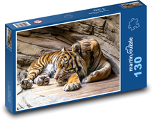 Tiger Puzzle 130 pieces - 28.7 x 20 cm 