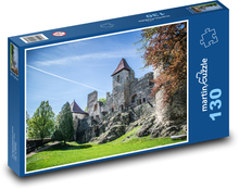 Stredoveký hrad Puzzle 130 dielikov - 28,7 x 20 cm 