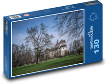 Stromy v parku v zime Puzzle 130 dielikov - 28,7 x 20 cm 