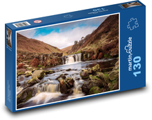 Anglicko - rieka Puzzle 130 dielikov - 28,7 x 20 cm