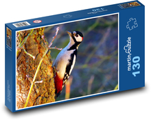 Vogel - Specht Puzzle 130 Teile - 28,7x20 cm