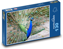 peafowl Puzzle 130 pieces - 28.7 x 20 cm